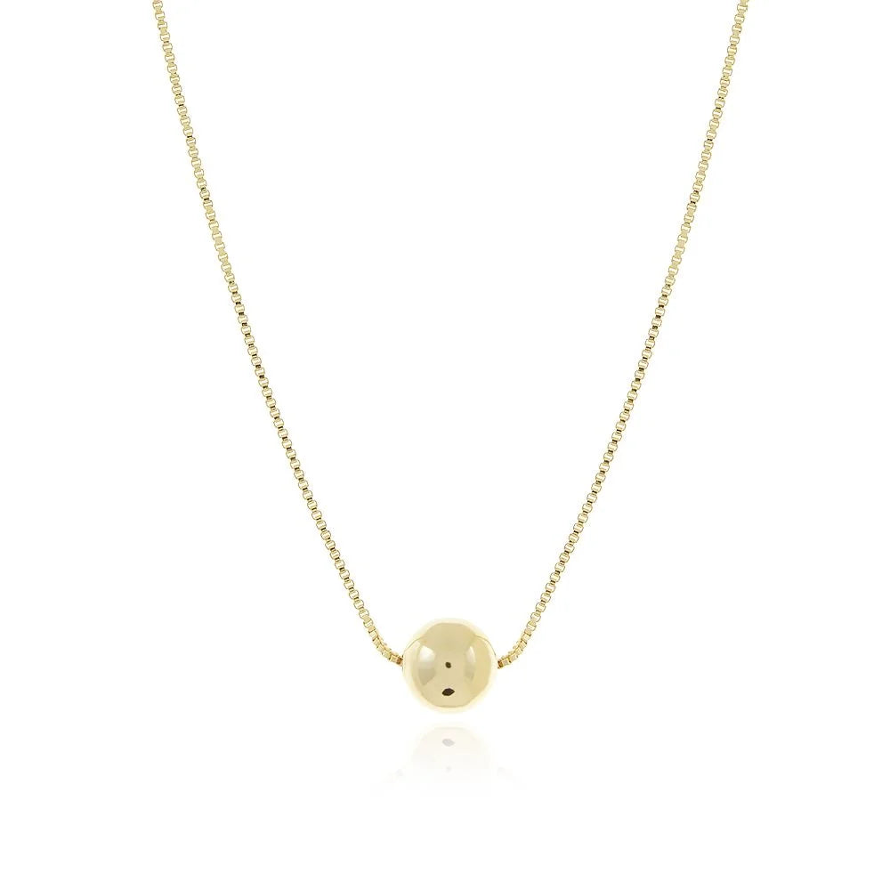 Colar de esfera (45cm + extensor)