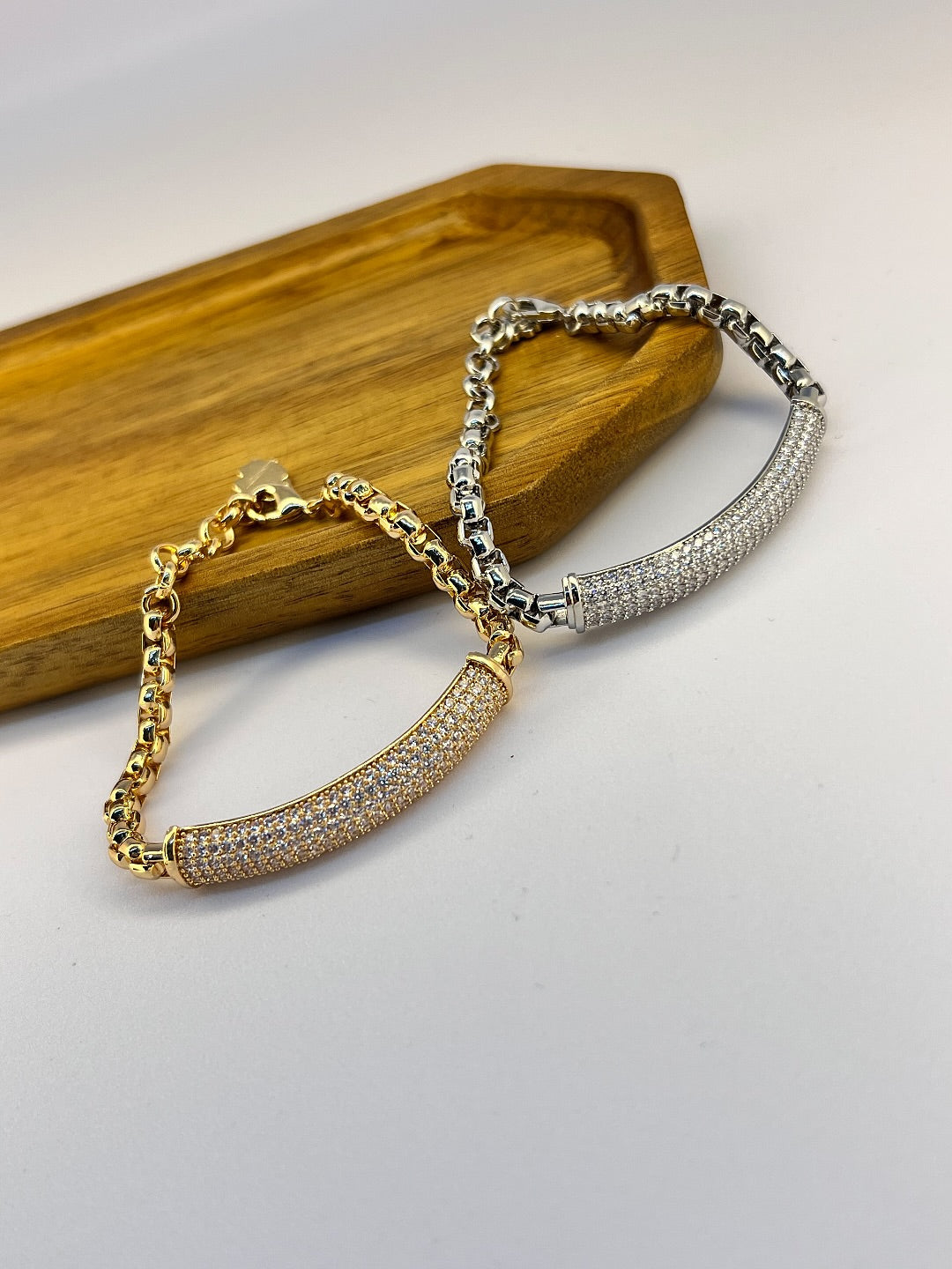 Pulseira bracelete zircônia