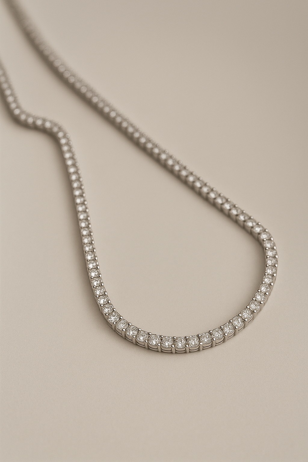 Colar riviera zirconia (40cm + extensor)