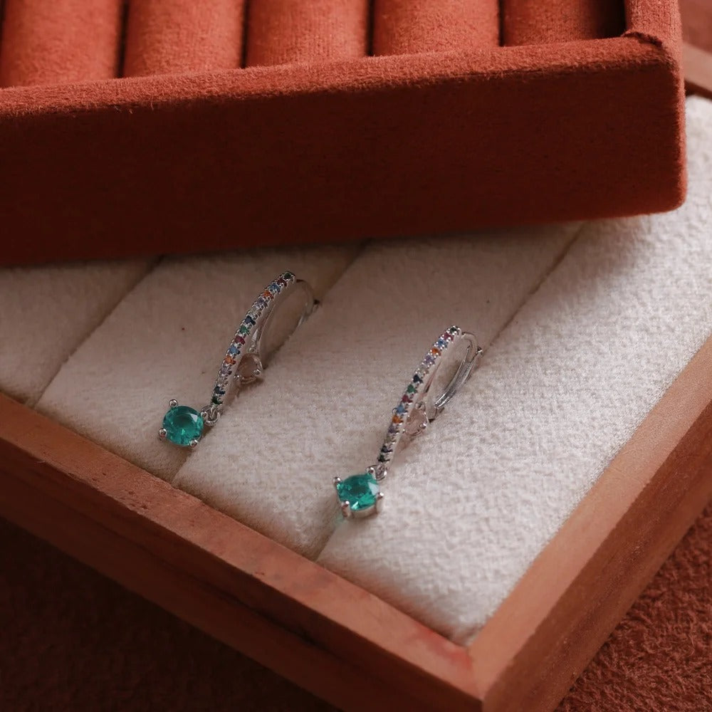 Brinco argola rainbown