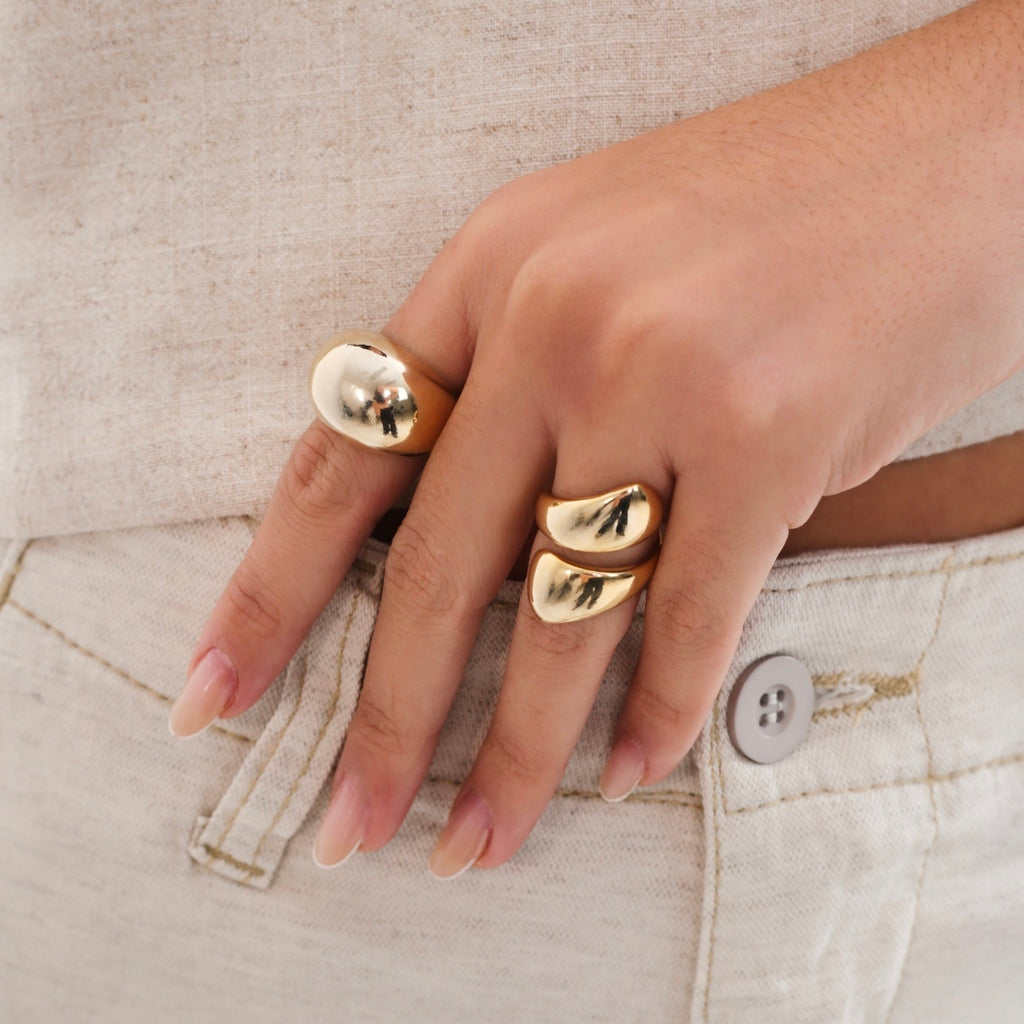 Anel gota abaolado G